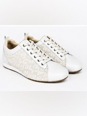 Taryn Rose Silva Weatherproof Leopard Stitch Sneakers – Women’s Size 8M